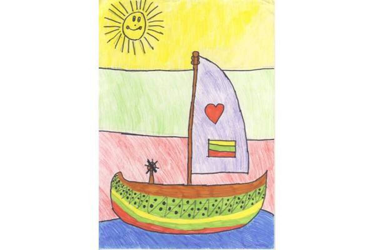 Vaikai pakviesti piešti gražiausią žodį