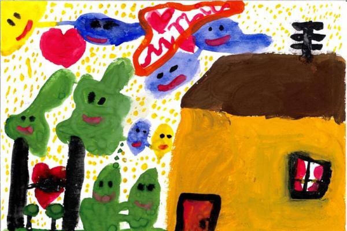 Vaikai pakviesti piešti gražiausią žodį