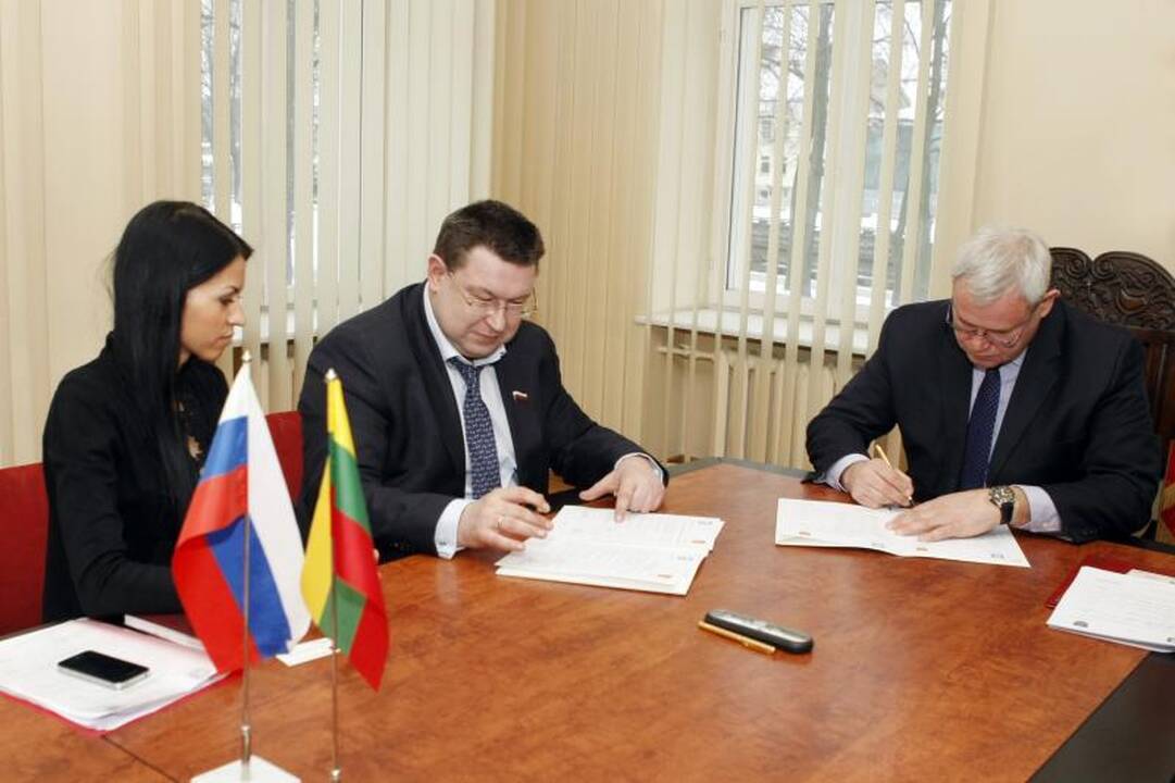 Kaliningrado ir Klaipėdos miestų vadovai sutarė dėl bendrų darbų
