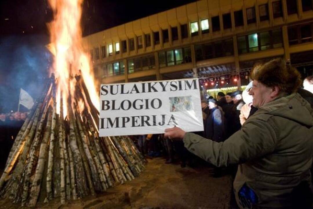 Sausio 13-oji: žmonių, ugnies ir arbatos šiluma