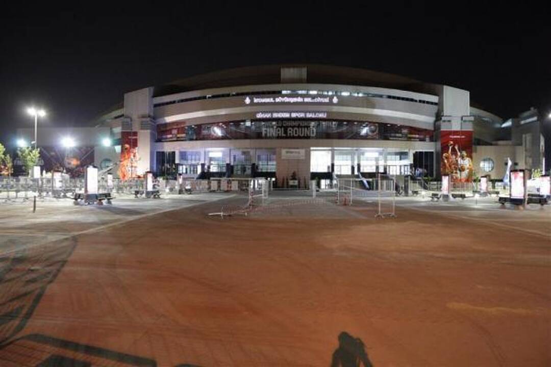 Varžybų išvakarėse Stambulo arenoje dar verda paruošiamieji darbai