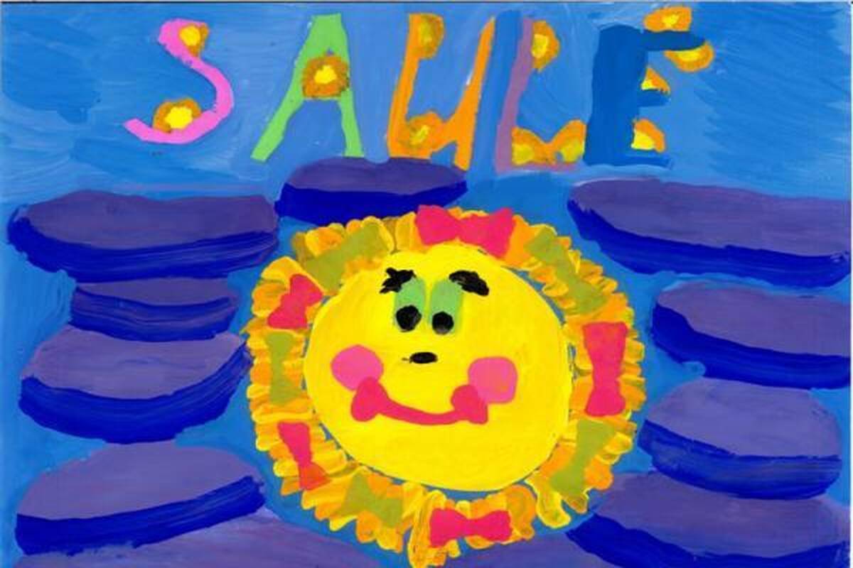 Vaikai pakviesti piešti gražiausią žodį