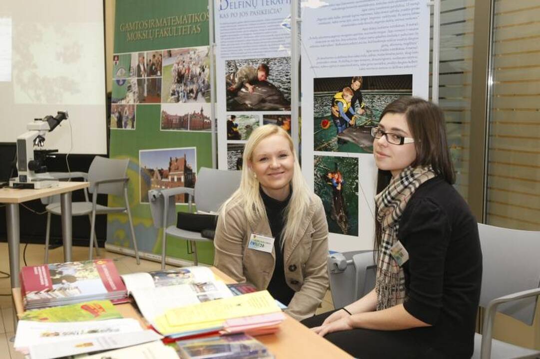 Klaipėdos universitetas moksleivius pakvietė į atvirų durų dieną