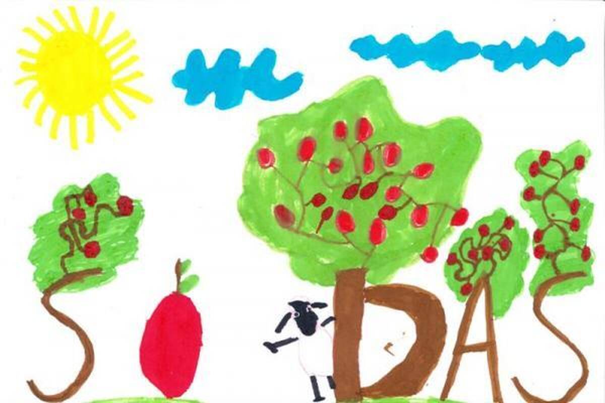 Vaikai pakviesti piešti gražiausią žodį