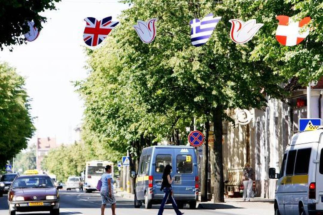 Klaipėdoje nutūpė margaspalviai „Europiados“ šaukliai