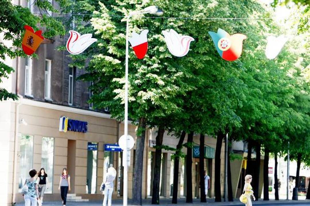 Klaipėdoje nutūpė margaspalviai „Europiados“ šaukliai