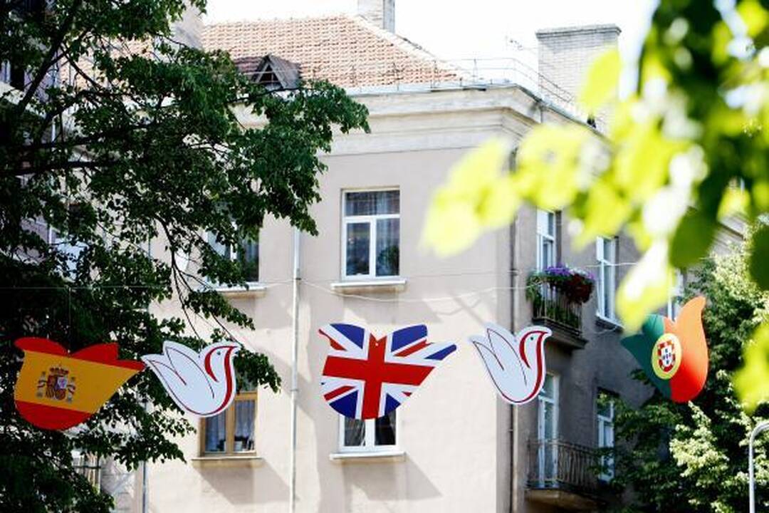 Klaipėdoje nutūpė margaspalviai „Europiados“ šaukliai