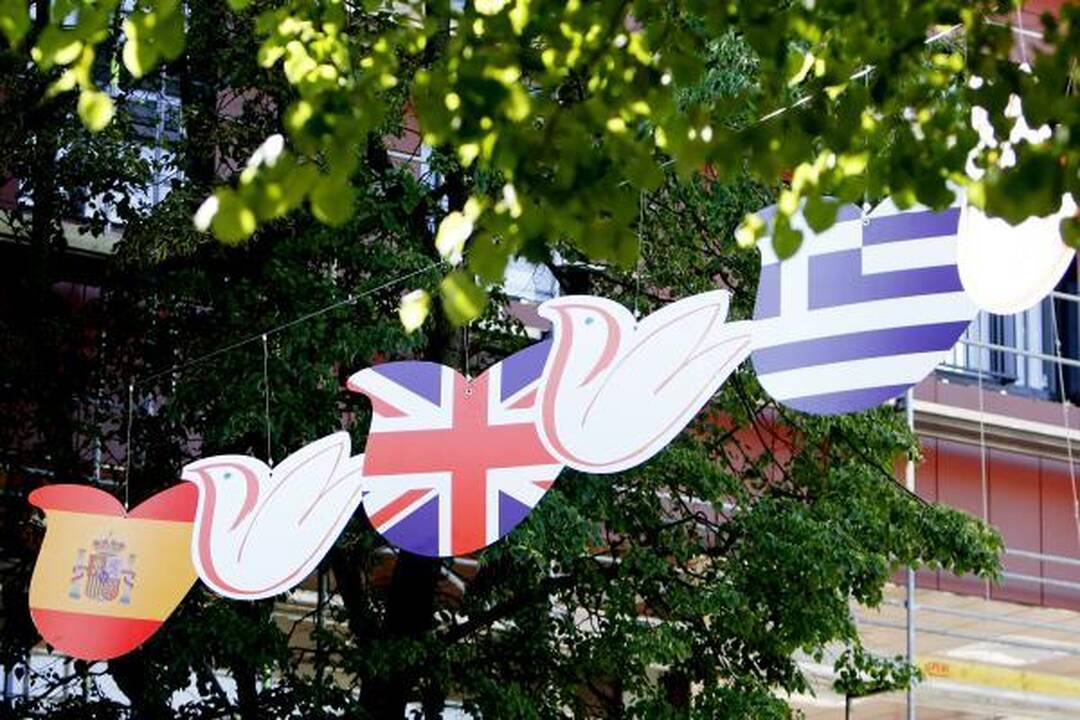 Klaipėdoje nutūpė margaspalviai „Europiados“ šaukliai