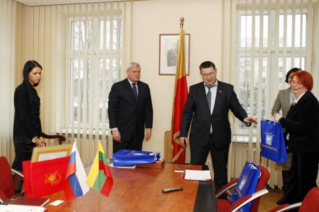 Kaliningrado ir Klaipėdos miestų vadovai sutarė dėl bendrų darbų