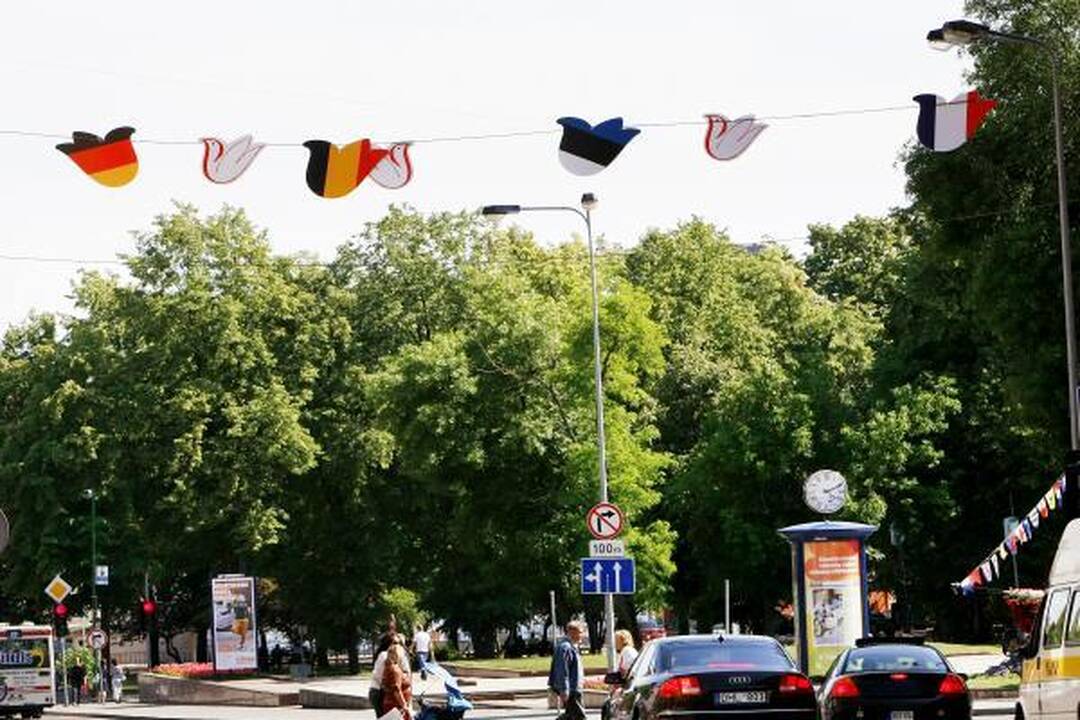 Klaipėdoje nutūpė margaspalviai „Europiados“ šaukliai