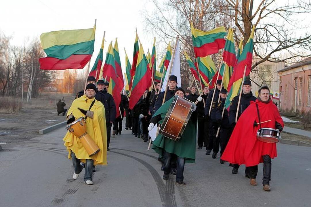 Klaipėda Kovo 11-ąją atšventė triukšmingai
