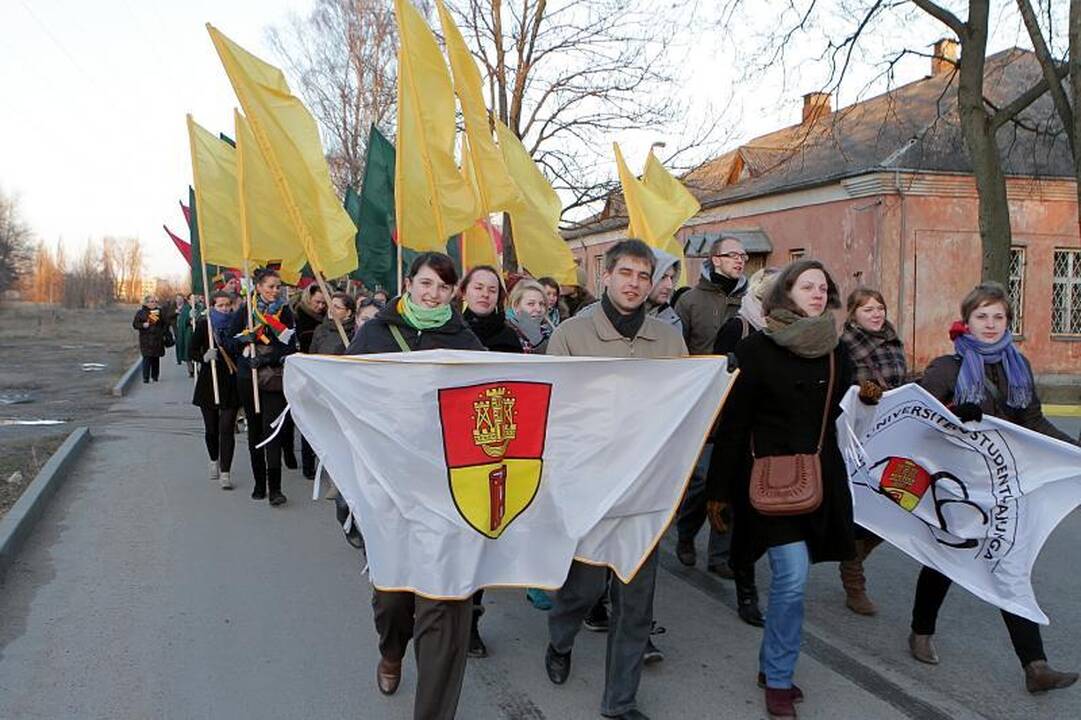Klaipėda Kovo 11-ąją atšventė triukšmingai