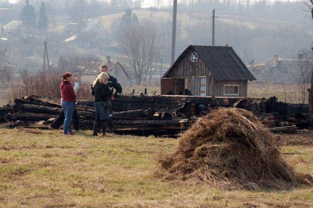  Sudegusioje sodyboje rastas vyriškio kūnas be galvos
