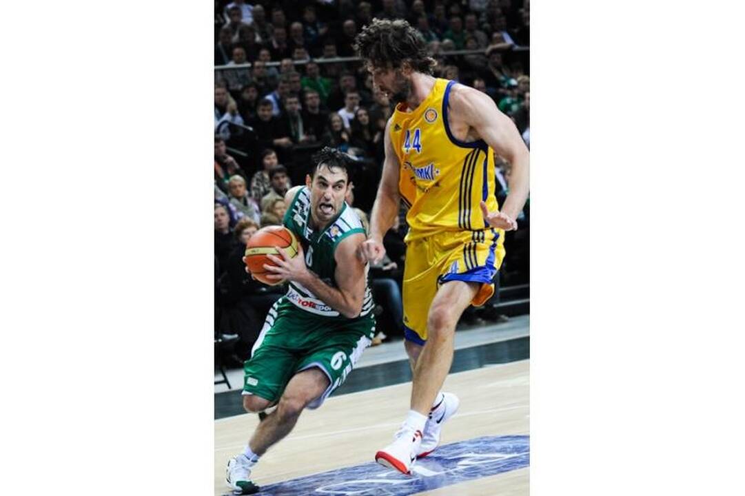 „Žalgiris“ krepšinio spektaklyje patiesė čempionus