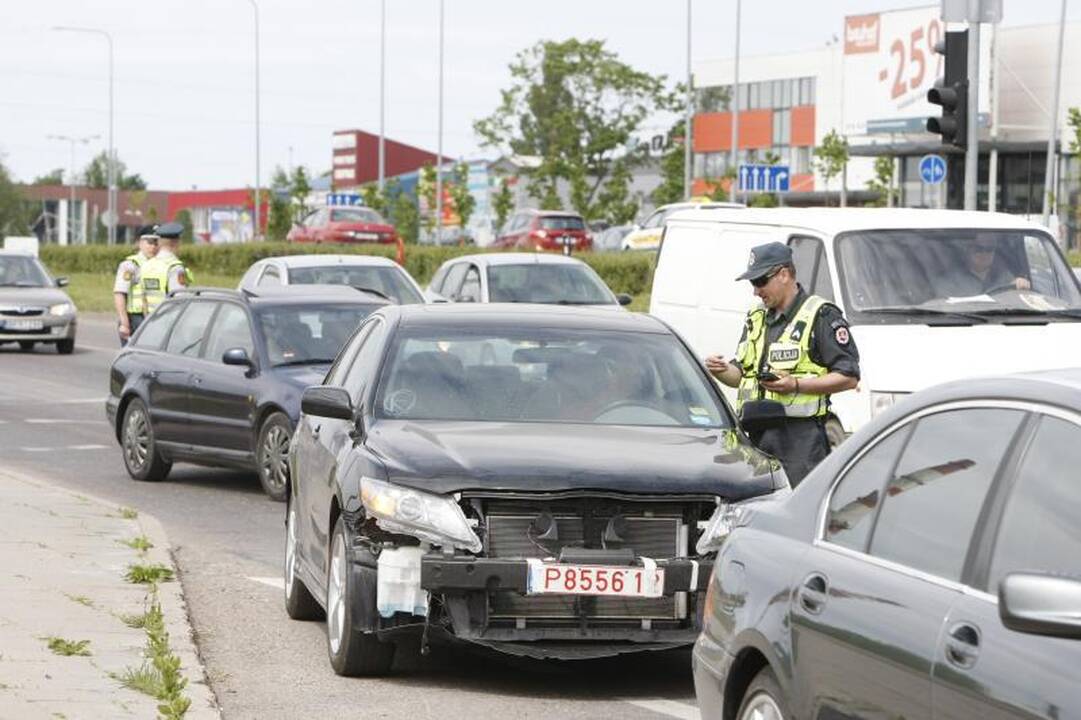 Klaipėdoje dėl policijos reido blokuotas eismas