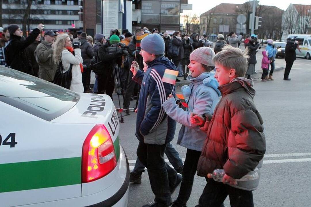 Klaipėda Kovo 11-ąją atšventė triukšmingai