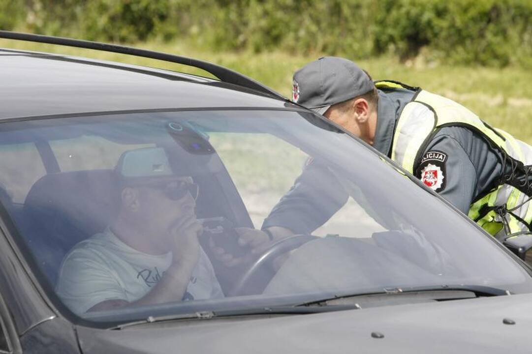 Klaipėdoje dėl policijos reido blokuotas eismas