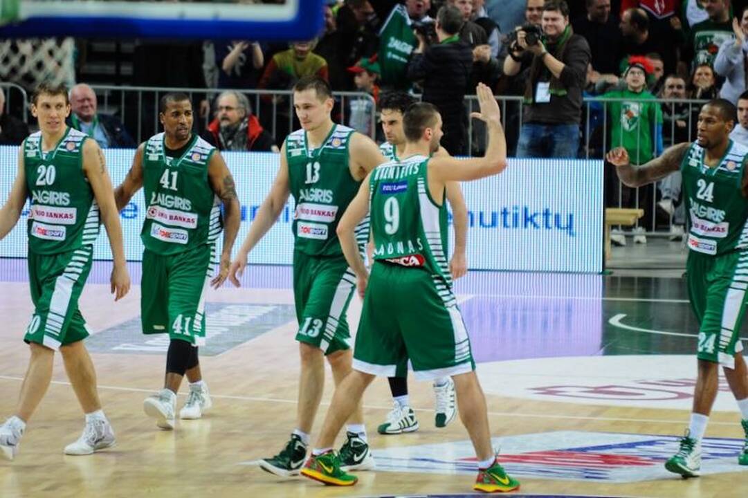 „Žalgiris“ krepšinio spektaklyje patiesė čempionus