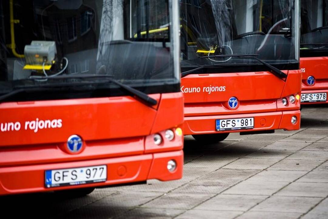 Kauno rajono gyventojai persės į naujus autobusus