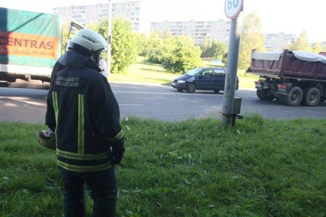 Vilniuje per avariją nukentėjęs vairuotojas mirė ligoninėje