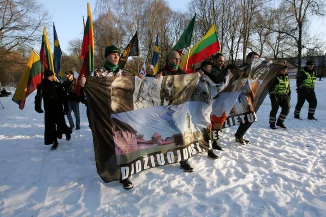 Patriotiško jaunimo eitynės patriotizmu neapsiribojo (papildyta)