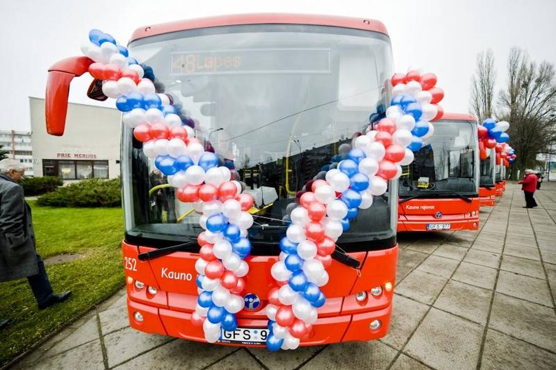 Kauno rajono gyventojai persės į naujus autobusus