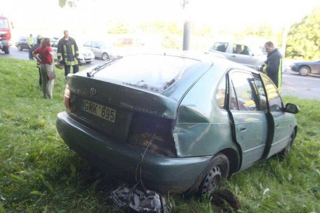 Vilniuje per avariją nukentėjęs vairuotojas mirė ligoninėje