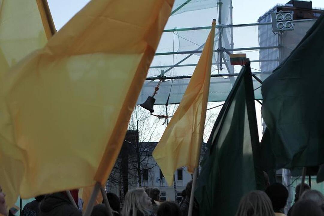 Klaipėda Kovo 11-ąją atšventė triukšmingai