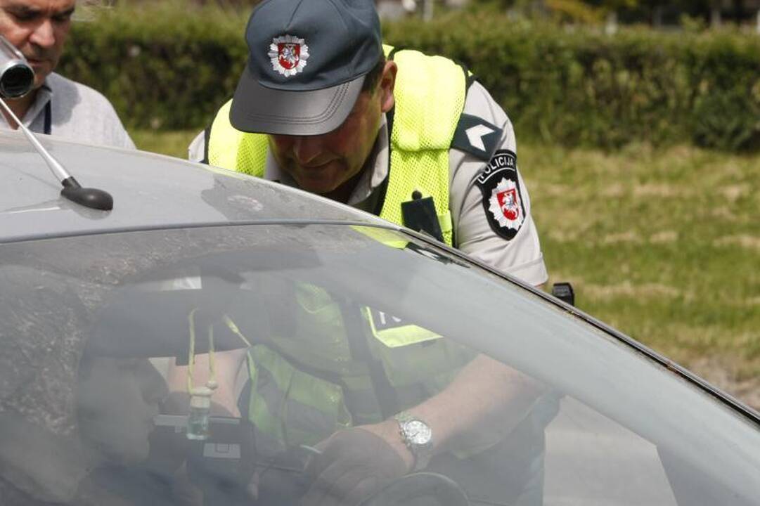 Klaipėdoje dėl policijos reido blokuotas eismas