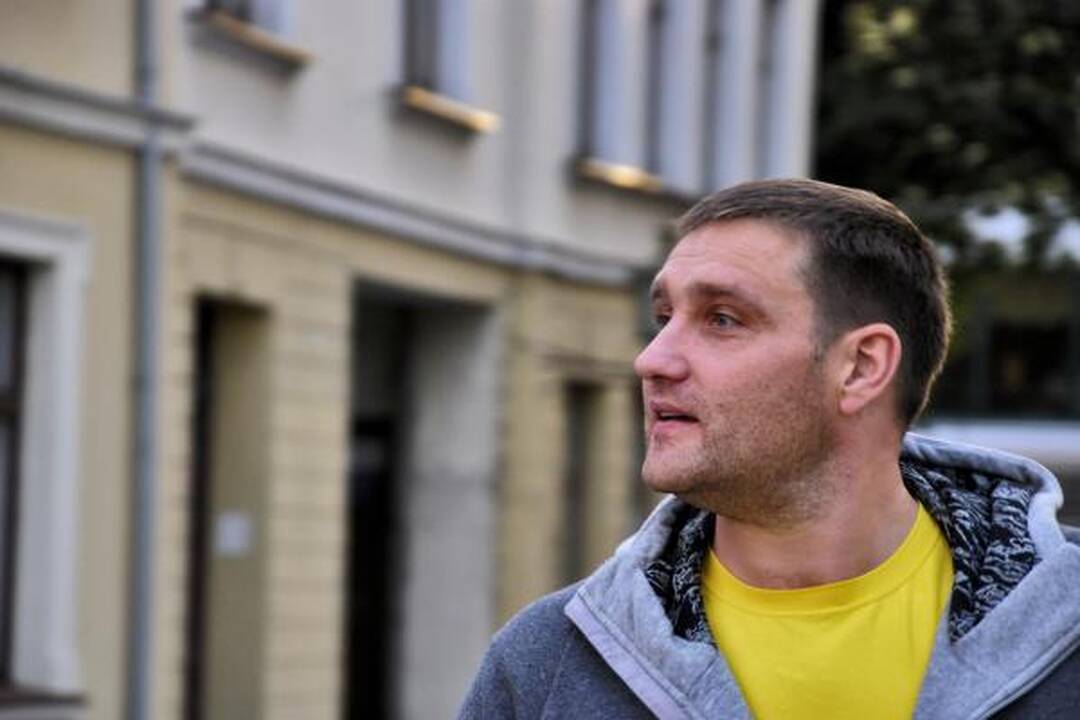 Lietuvių pergalę prieš ispanus klaipėdiečiai stebėjo Teatro aikštėje