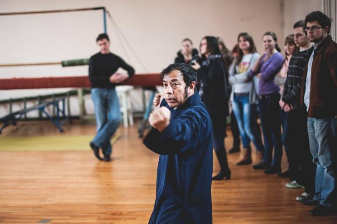 Studentai bandė įminti kinų kovos menų paslaptis
