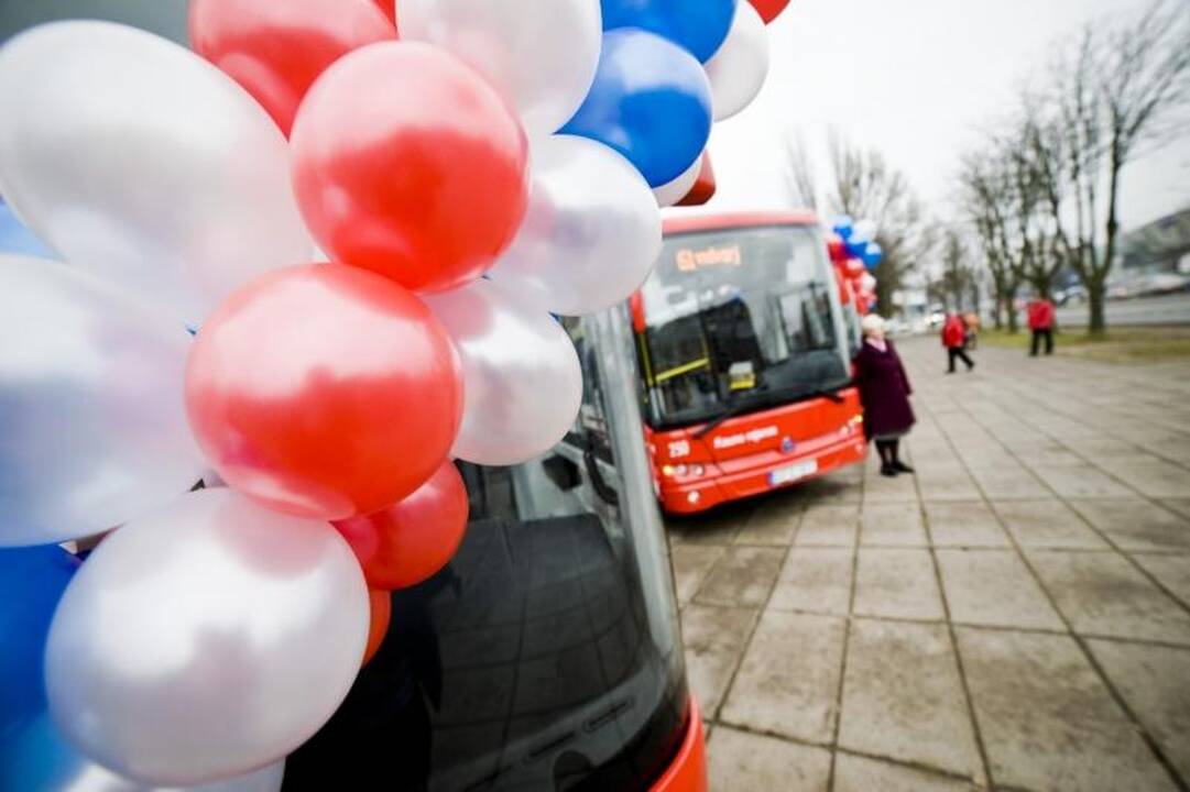 Kauno rajono gyventojai persės į naujus autobusus