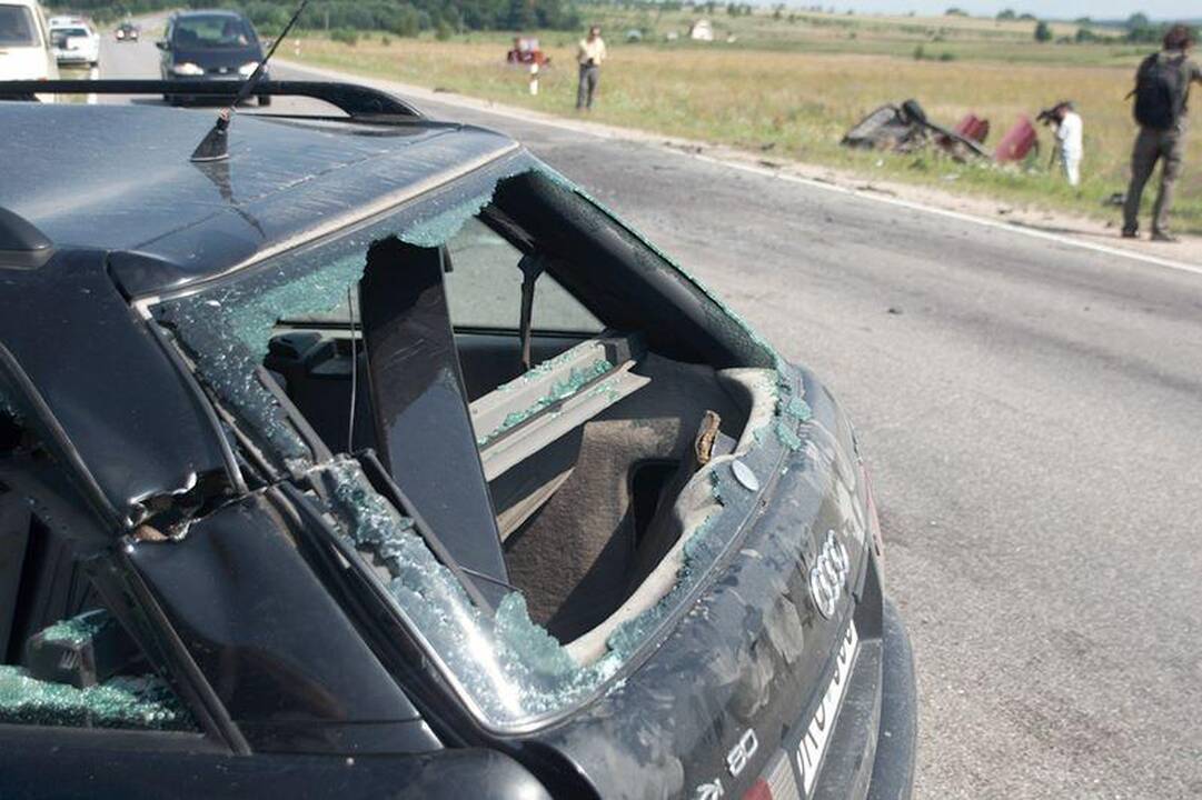Per susidūrimą kaktomuša žuvo abu vairuotojai
