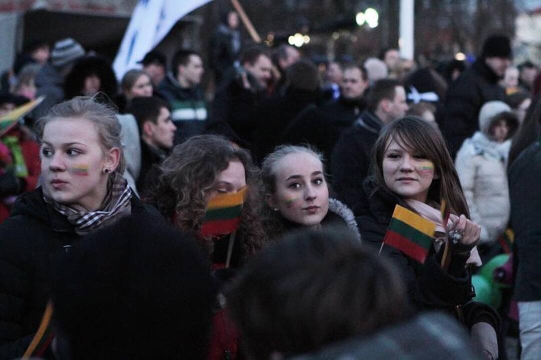 Klaipėda Kovo 11-ąją atšventė triukšmingai