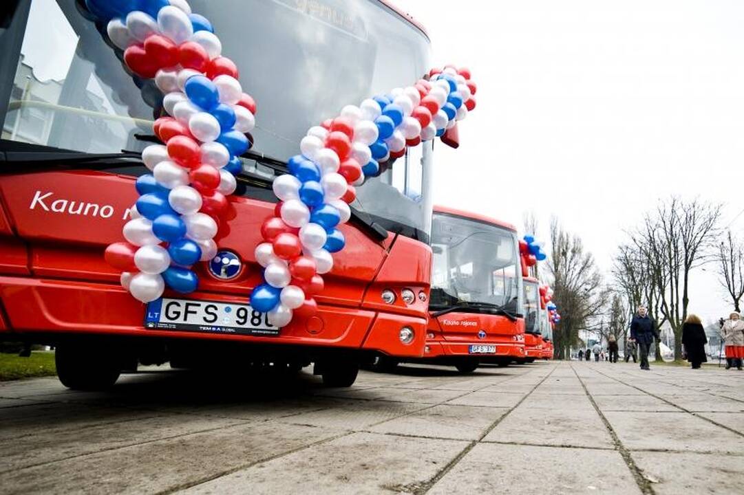 Kauno rajono gyventojai persės į naujus autobusus