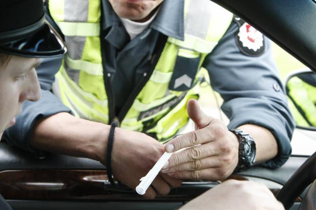 Klaipėdoje dėl policijos reido blokuotas eismas
