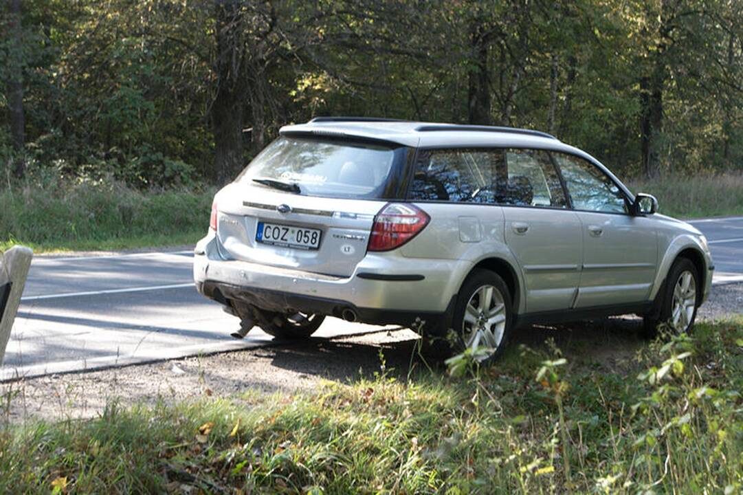 „Subaru“ vairuotoja: važiuoti plentu 40 km/val. greičiu nedraudžiama