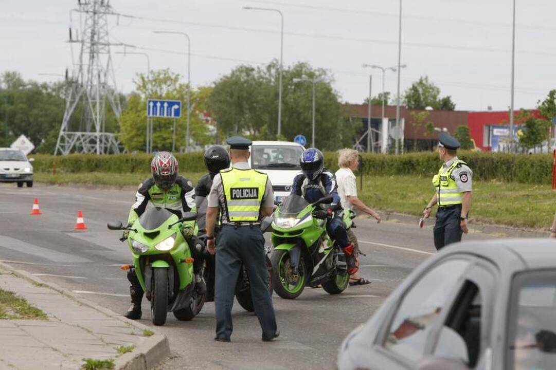 Klaipėdoje dėl policijos reido blokuotas eismas