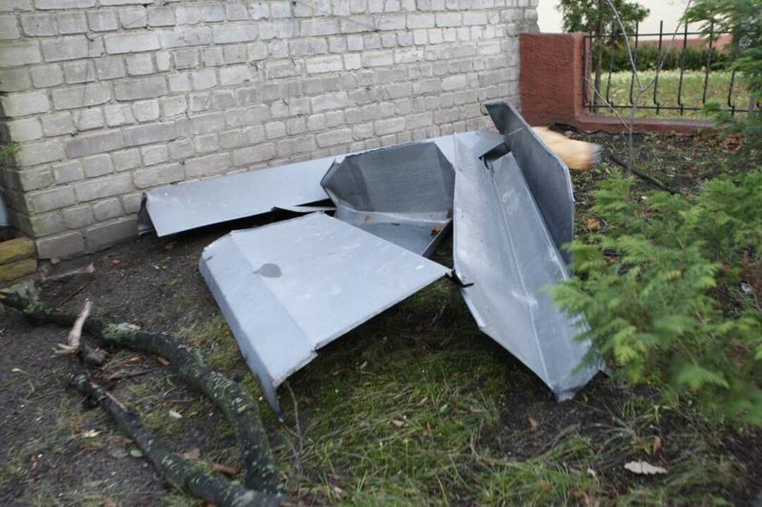 Stiprus vėjas naktį nusiaubė pajūrį (atnaujinta 15:58 val.)