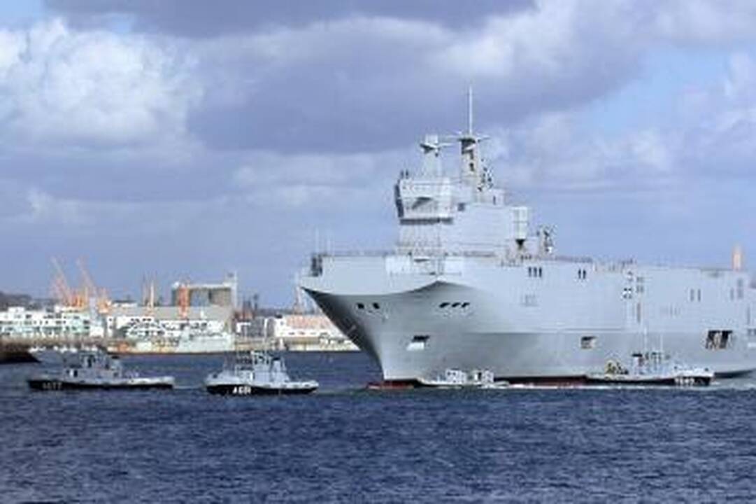 Rusija ketina į Kurilus siųsti „Mistral“ laivus