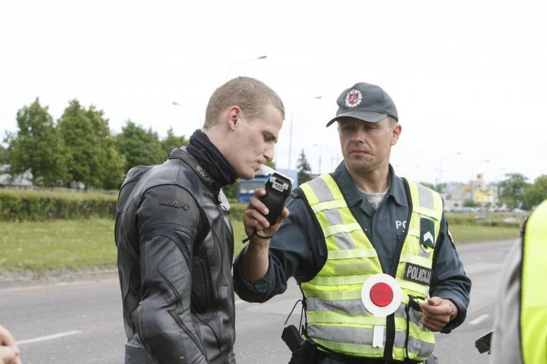 Klaipėdoje dėl policijos reido blokuotas eismas