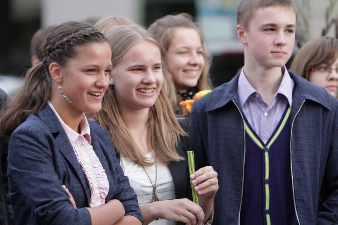 Klaipėdos moksleiviai rinkosi į Pirmąją pamoką