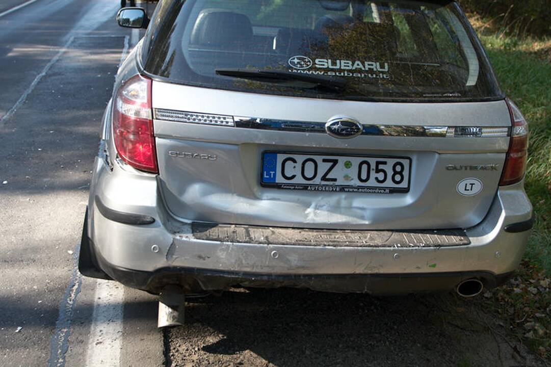 „Subaru“ vairuotoja: važiuoti plentu 40 km/val. greičiu nedraudžiama