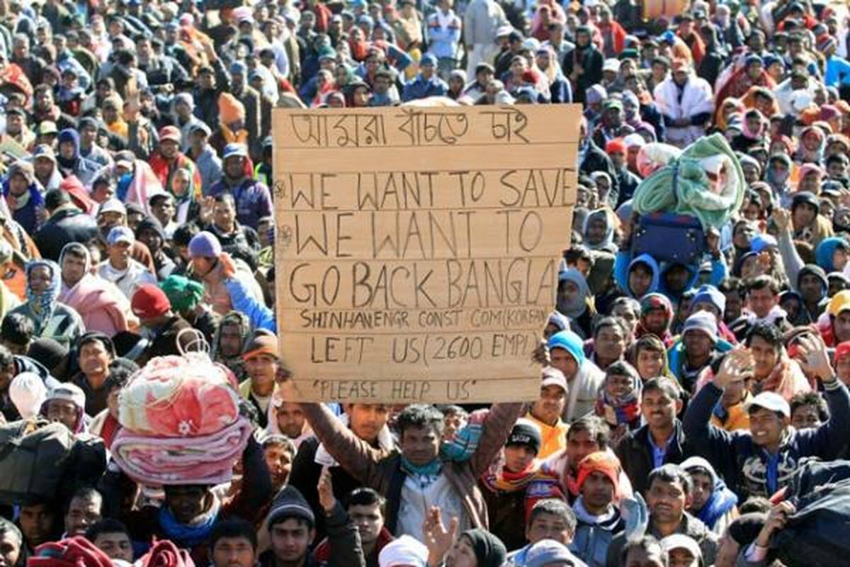 Libiją mėgina palikti 1,5 mln. žmonių