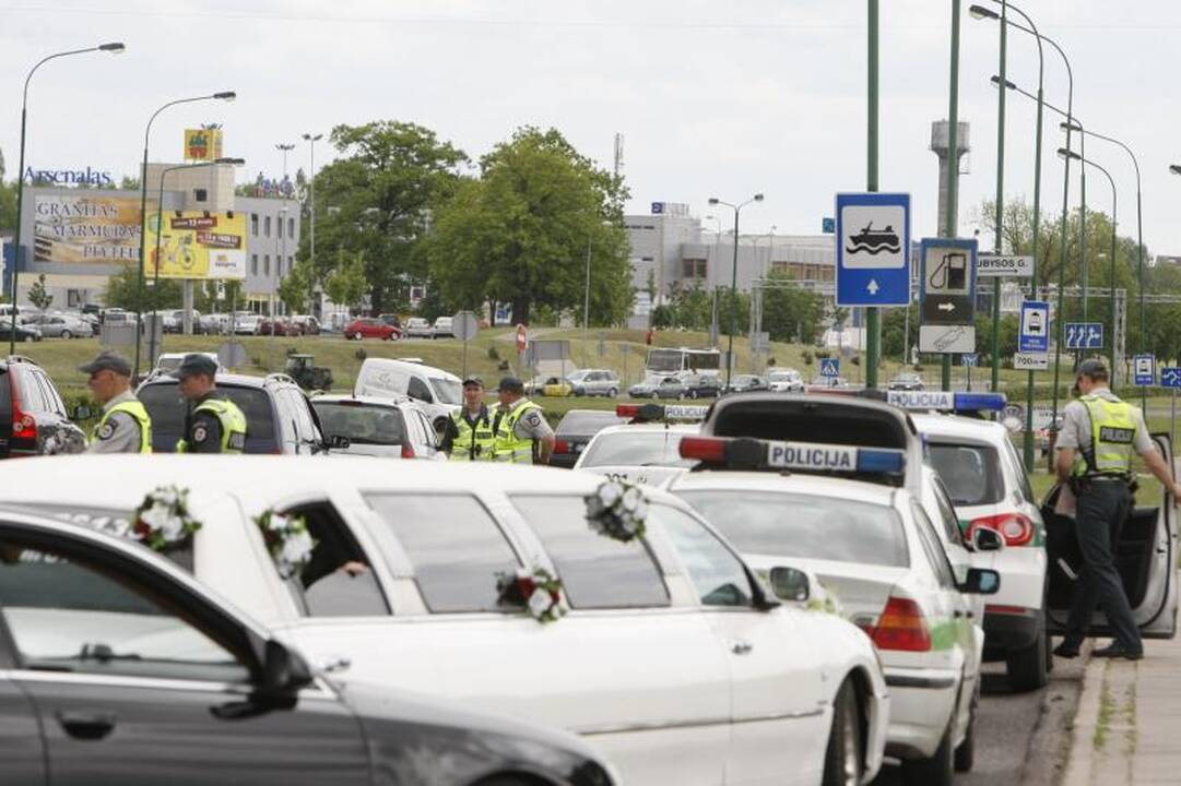 Klaipėdoje dėl policijos reido blokuotas eismas