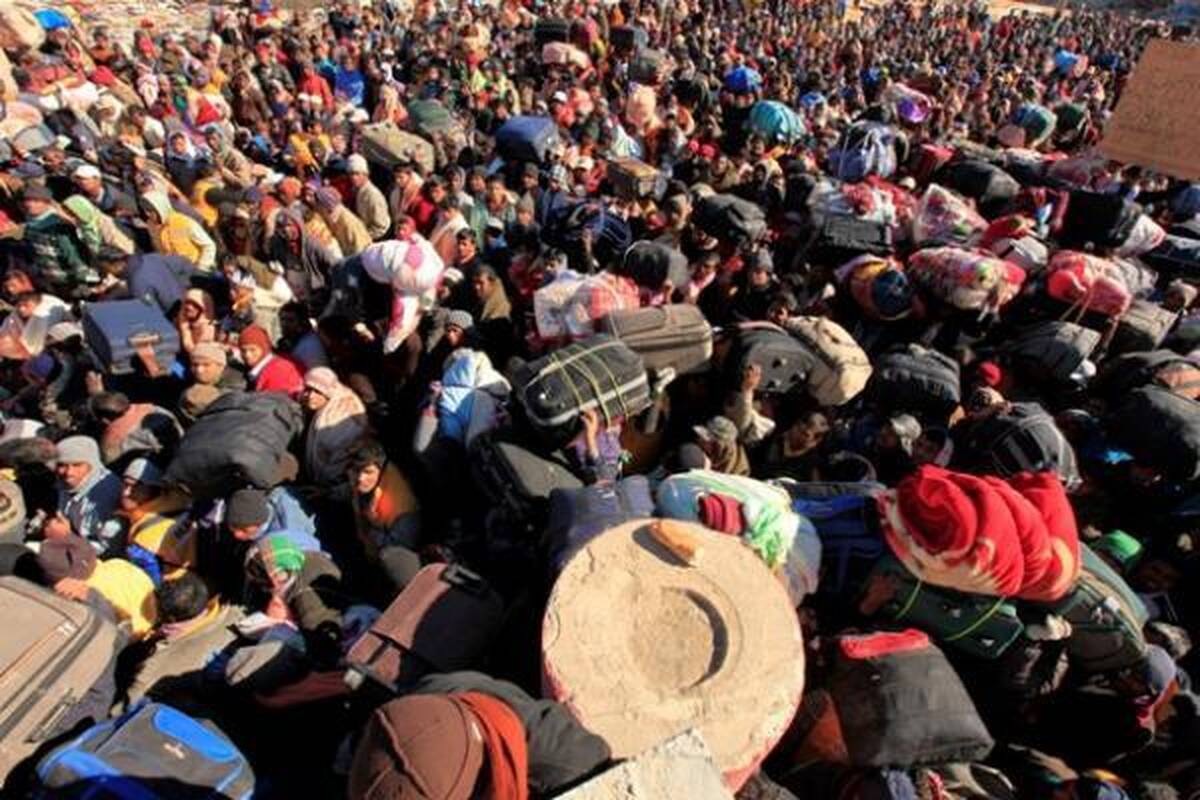 Libiją mėgina palikti 1,5 mln. žmonių