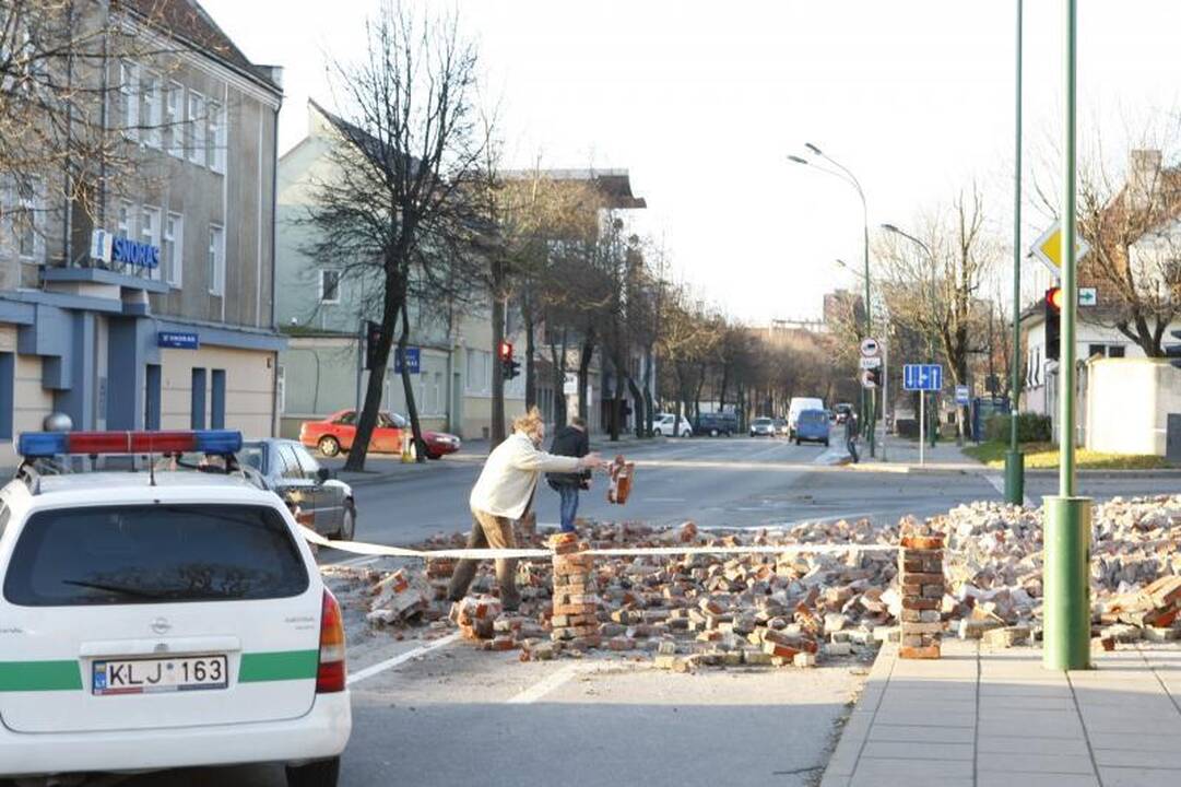 Stiprus vėjas naktį nusiaubė pajūrį (atnaujinta 15:58 val.)