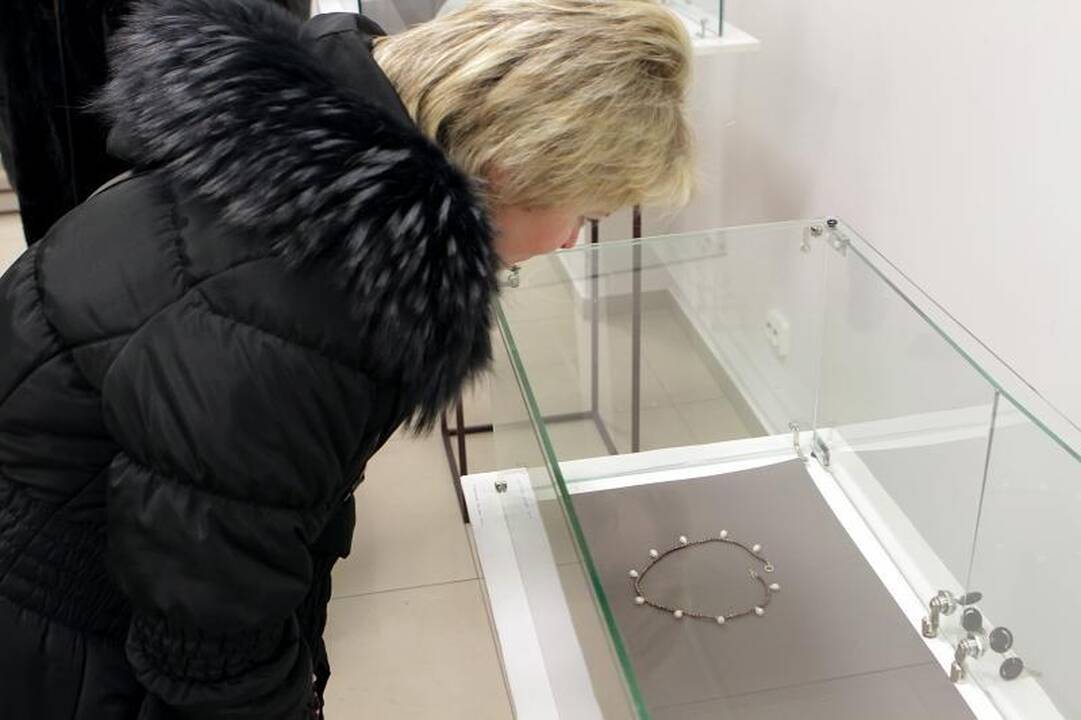 Žymus juvelyras S.Virpilaitis su paroda užsuko į Klaipėdą