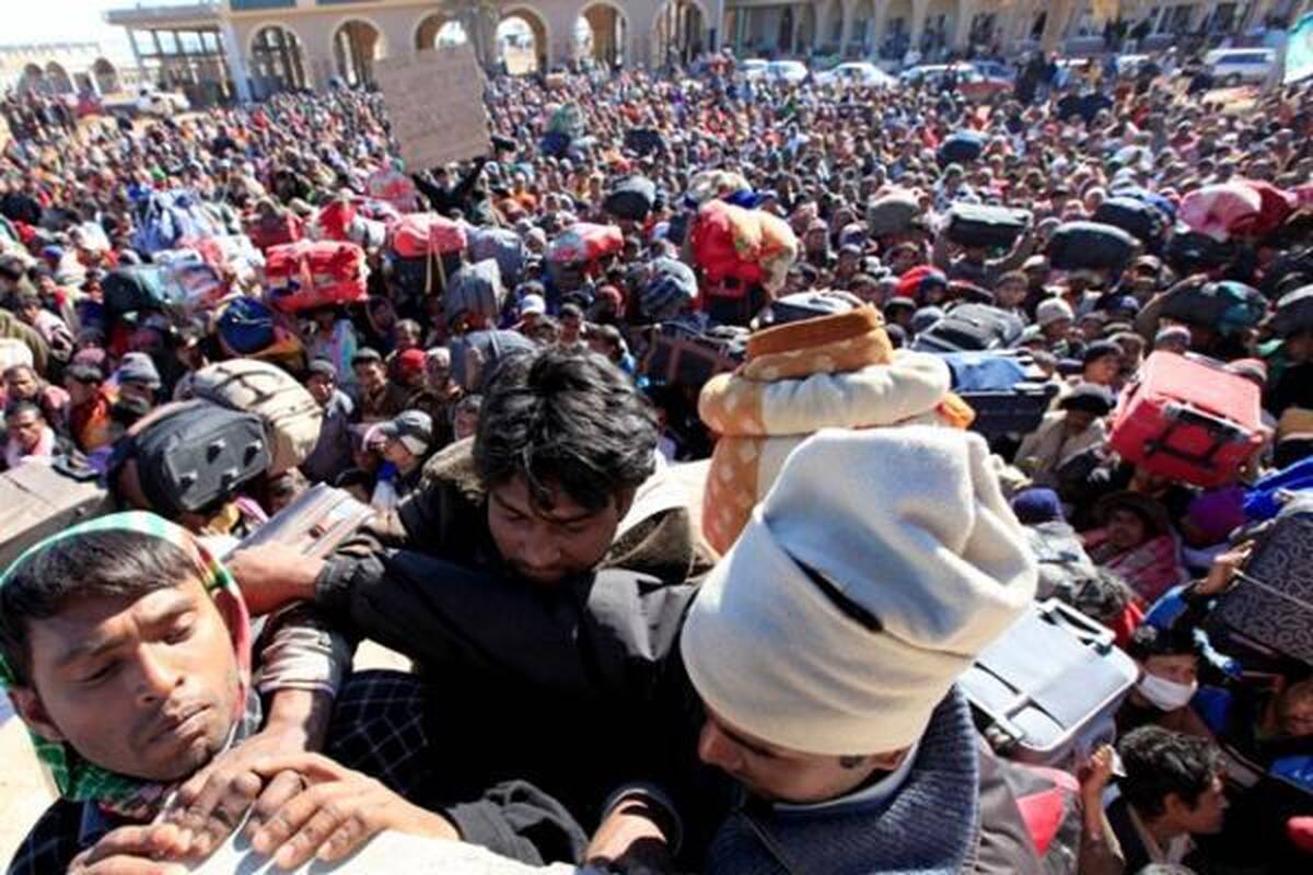 Libiją mėgina palikti 1,5 mln. žmonių