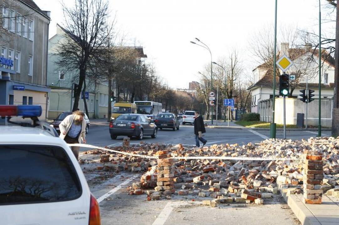 Stiprus vėjas naktį nusiaubė pajūrį (atnaujinta 15:58 val.)